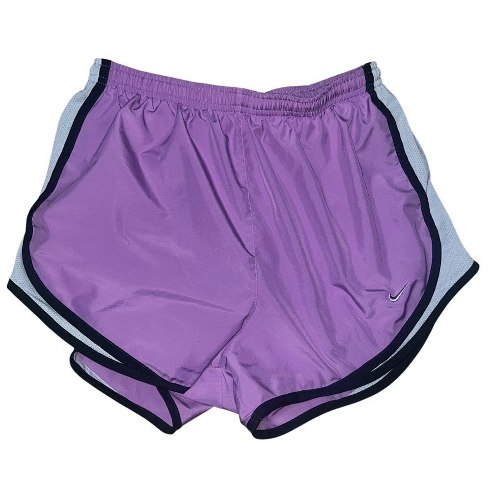 Nike Dri Fit Running Shorts Purple Lined Size Medium